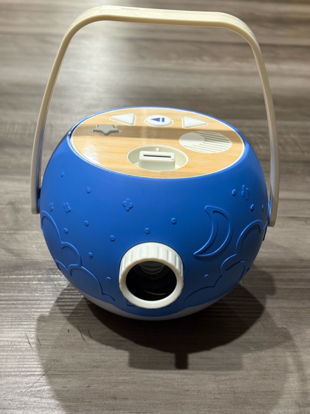 Luna Storytime Projector, a screen-free device designed for children to project